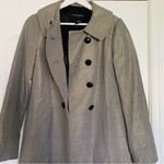 Banana Republic  Women's Gold & Black Striped Double Breasted Jacket Trench Coat Photo 7
