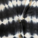Sanctuary  Black and White Striped Tie Dye Long Cardigan | Small Photo 3