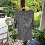 J. McLaughlin  Letty Bell Sleeve Gingham Shift Dress with Bell Sleeves Sz L Photo 9