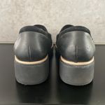 Clarks Collection by Sharon Dolly Black Suede Wedge Lug Soles Slip On Loafers 11 Photo 5