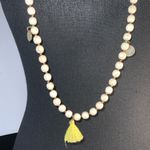 Cyrus Evolution by Davison Scallop Edge Cardigan/Rust W/long beaded Necklace SP Photo 6