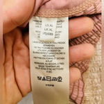 Anthropologie  Maeve Ruffled Metallic Tube Top Size XL NWT $90 Pink/Rose Photo 3