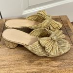 Loeffler Randall  Emilia Knot Slide Sandal in Gold Size US 7 Photo 5