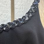 A Byer Vintage Y2K Byer Too Black Sequin Spaghetti Strap Mini Dress Size 7 Photo 2