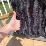 Eight Sixty  Women’s Black Faux Fur Zip Front Vest with Pockets Size XS Photo 2