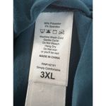 LuLaRoe  Size 3XL Top V-Neck Teal ISH T-Shirt Tee Short Sleeve Loungewear Stretch Photo 6