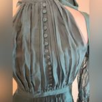 Cinq A Sept Elsa Dress in Everglade Cold Shoulder Ruffle Women’s Size 6 Green Photo 9