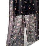 Stitch & Pine Babydoll Maxi Dress Womens M Floral Dark Fairy Romantic Coquette Blue Size M Photo 5