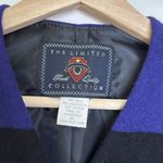 The Limited Vintage 1990s  stripe multicolor long wool blend vest Photo 3