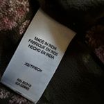 Lucky Brand NEW Boho Maxi Floral Dress Tiered Brown Pink Tassels Cottage XS Photo 12