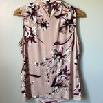 Karl Lagerfeld  Paris - gathered mock neck floral printed tank in size med. Photo 5