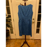 Tahari NWOT Periwinkle blue dress size 6 Photo 5