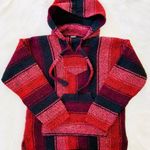 Colorful Hippie Baja Drug Rug Sweater S Pink Photo 0