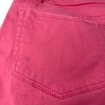 Faded Glory  Stretch Mid Rise Short Shorts Pink Frayed Hem Distressed Size 14 u Photo 6