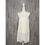 Anthropologie  Women's Medium White Slip Dress Sleeveless‎ Adjustable Straps Photo 1