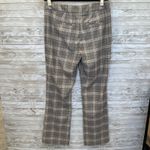 Gianni Bini NWT‎  Womens 12 Pants Alora Brown Beige Plaid Split Flat Front Y2K Photo 1