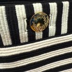 Lilly Pulitzer Alden Shift Dress Coconut Ottoman Black / White Stripes Sz Small Photo 4