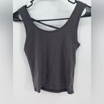Women's activewear, crop workout, shirt, size‎ small, gray Photo 1
