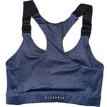 ALLFENIX Women’s Size S Navy Blue Black Dots Adjustable Racerback Sports Bra Photo 1