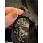 Tory Burch  Navy Blue Ribbed Sweater Leather Vest Top Size XS Photo 4