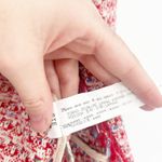 ZARA  Basic Womens Bloggers Fav Preppy Red Tweed Fringe Blazer Jacket Size S Photo 7