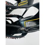 Gucci  Charlotte Black Leather Pink Crystal Jeweled Strappy Sandals Pump EU 39.5 Photo 6