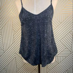 Wilfred Aritzia 100% Silk Camisole Lace Print Photo 1