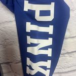 Victoria’s Secret Pink Active Royal Blue Workout Leggings Photo 4