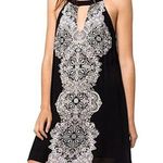 O'Neill  Deanna High Neck Cut Out Dress Boho Beachy Coastal Gauzy Large Photo 0