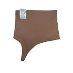 Nubyen Paris One Shoulder Longline Bra Top in Fawn Large New as Photo 4