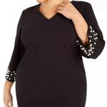 Calvin Klein  Sheath Dress With Pearl Accents Photo 1