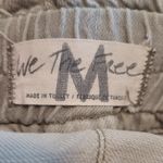 Free People  WE THE FREE FADED GREEN CUTOFF PAPERBAG HIGH WAISTED JEANS SHORTS M Photo 6