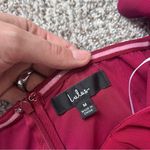 Lulus Lulu’s Absolute Romance Burgundy Off-the-Shoulder Maxi Dress Bridesmaid Formal Photo 2