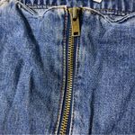 ZARA  Trafaluc Dark Wash Denim Mini Skirt Photo 4