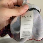 City Chic  Colorful Tribal Zipper Bust Tunic Dress S/14 Photo 3