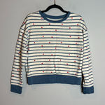 Pact  striped heart sweatshirt Photo 0