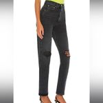 AGOLDE 90s pinch waist dark wash howl distress knee jeans Photo 8