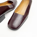 Ralph Lauren LAUREN Brown Leather Square Toe Loafers, Size 8.5AA Photo 9