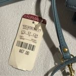 Giani Bernini Blue Leather Purse Shoulder Bag With Wallet & Phone Pocket Photo 5