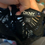 DKNY  Black Crochet Maxi Swim Cover Dress Photo 1