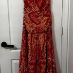 Farm Rio Jaipur Crossover Linen Blend maxi sun dress size L Photo 2