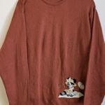 Donaldson Women's Sweater Vintage Rare 🔥 The Walt Disney Minnie Mouse Size M Orange Size M Photo 0
