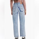 Levi's LEVI’S Ripped High Waist Ribcage Straight Ankle Light Indigo Jeans Size 30 NEW Photo 10