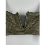 Aerie  olive Pique V Wire Scoop Bikini top size XS NWT Photo 4