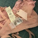 Free People HAH Don’t Cross Me Halter Bra Lace Dusty Rose Women’s Medium Photo 9