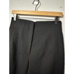 ZARA  Black High Waisted Pleated Tailored Ankle Trousers Pants Women's Size M Photo 2