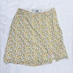 Hollister NWOT  Ultra High Rise Mini Skirt - Yellow Ditsy Floral - XS Photo 4