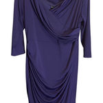 Lane Bryant Deep Purple Long Sleeve Dress Photo 0