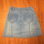 Mossimo Supply Co MOSSIMO Button Down Blue Denim Jean Skirt Size 4 Photo 2