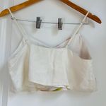 Mara Hoffman  Embroidered Cropped Cami‎ Ivory XS Beach Vacation Michelle Obama Photo 6